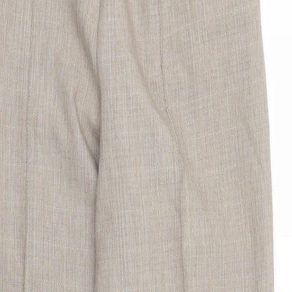 Womens UK Size 12 M&S Regular Fit  Brown Trousers