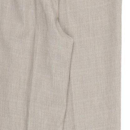 Womens UK Size 12 M&S Regular Fit  Brown Trousers