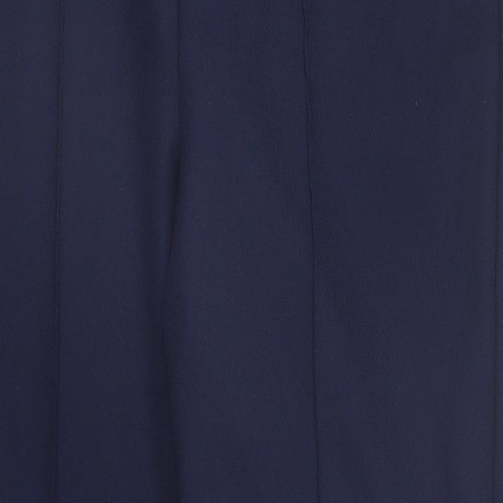 Womens UK Size 12 Matalan Regular Fit  Blue Trousers