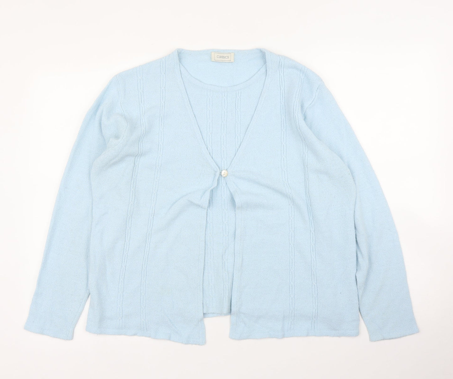 Classics Womens Blue   Pullover Jumper Size 14