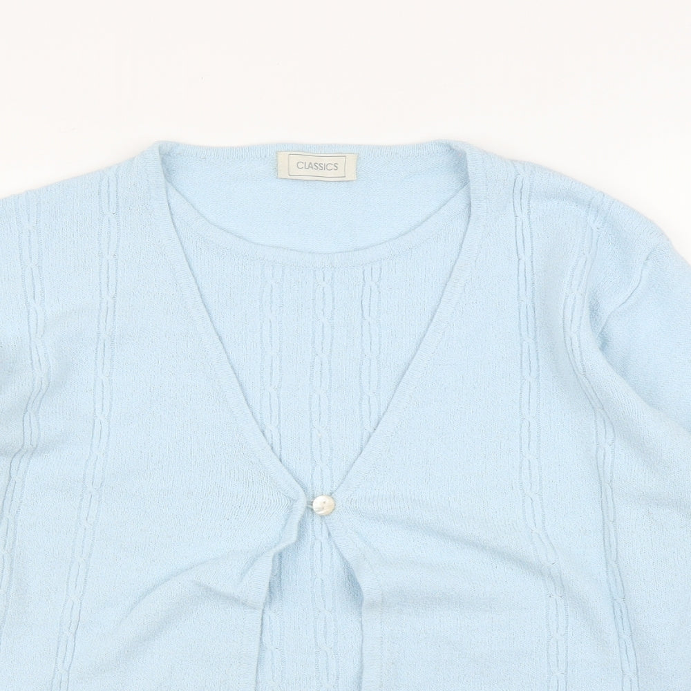Classics Womens Blue   Pullover Jumper Size 14