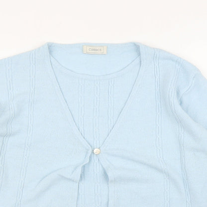 Classics Womens Blue   Pullover Jumper Size 14