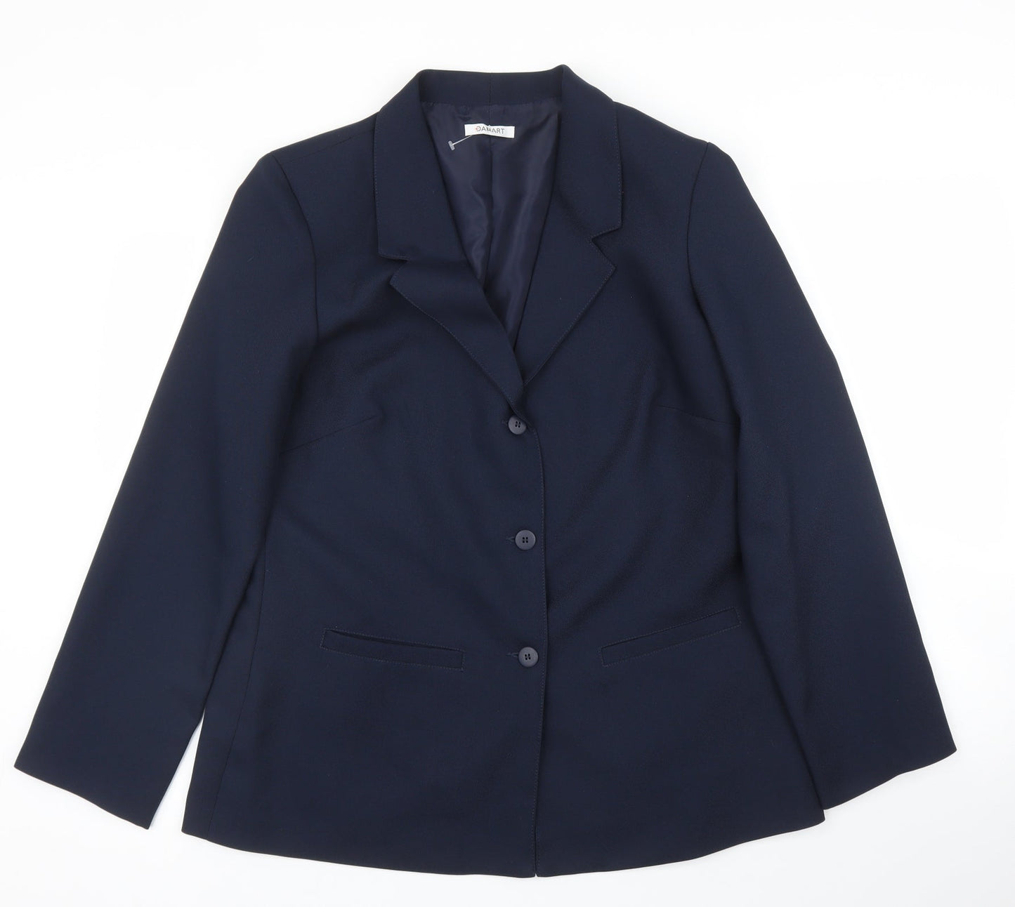 Damart Womens Blue   Jacket Suit Jacket Size 14