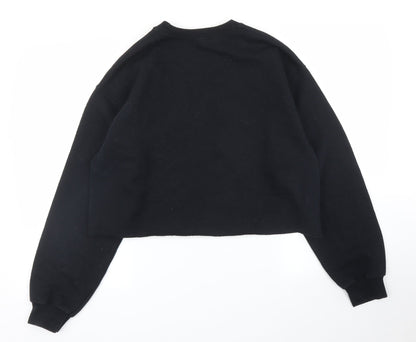 Topshop Womens Black   Pullover Jumper Size M