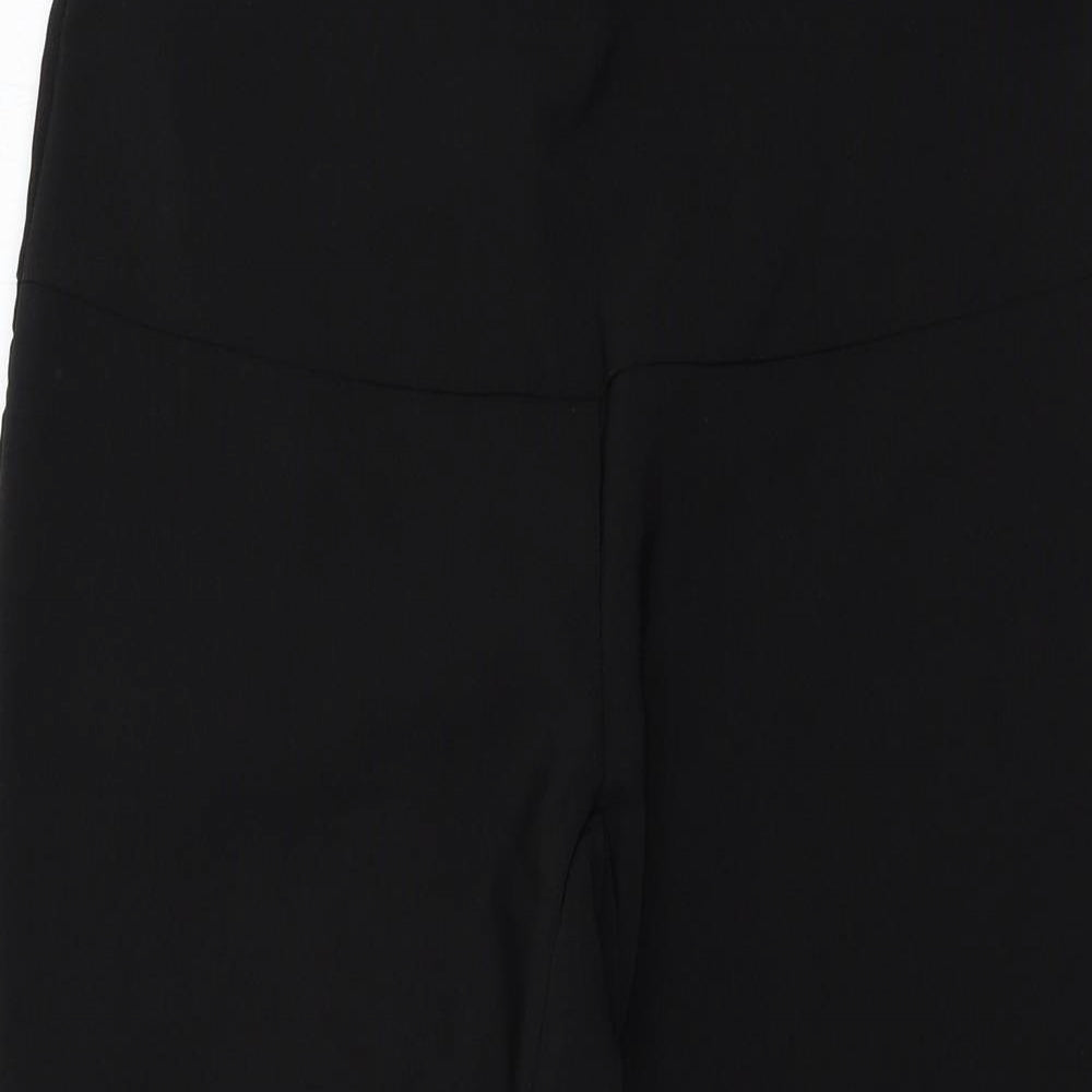 b younq Womens Black   Cropped Trousers Size 14 L22.5 in