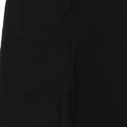 b younq Womens Black   Cropped Trousers Size 14 L22.5 in