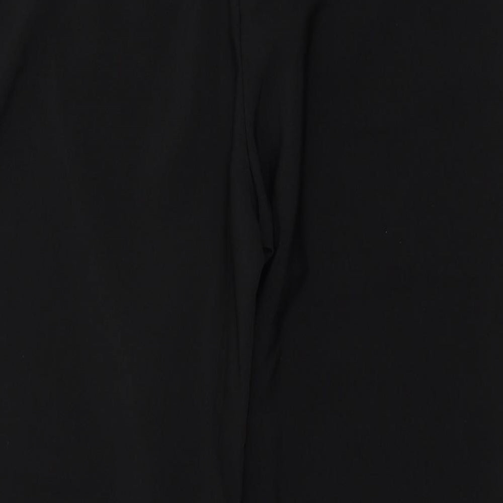 b younq Womens Black   Cropped Trousers Size 14 L22.5 in