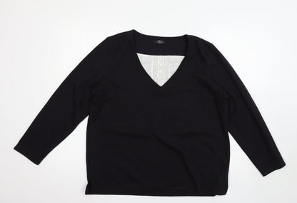 Womens UK Size M BM Black Pullover Jumper