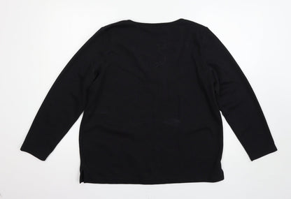 Womens UK Size M BM Black Pullover Jumper