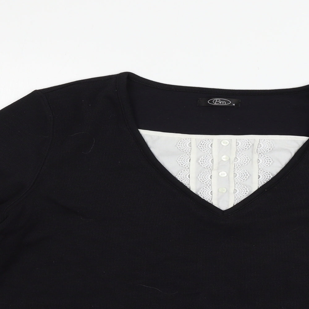 Womens UK Size M BM Black Pullover Jumper