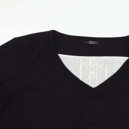 Womens UK Size M BM Black Pullover Jumper