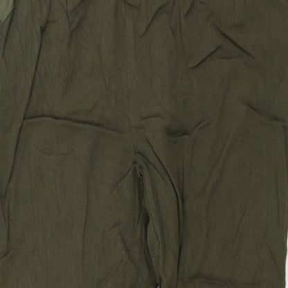 Womens UK Size 10 New Look Regular Fit  Green Trousers