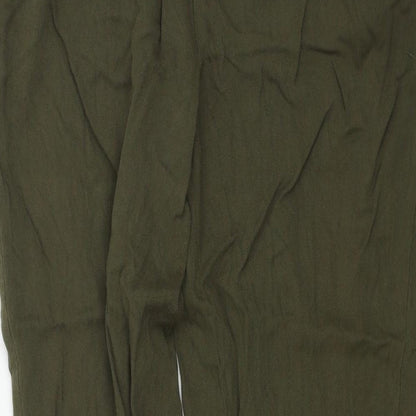 Womens UK Size 10 New Look Regular Fit  Green Trousers