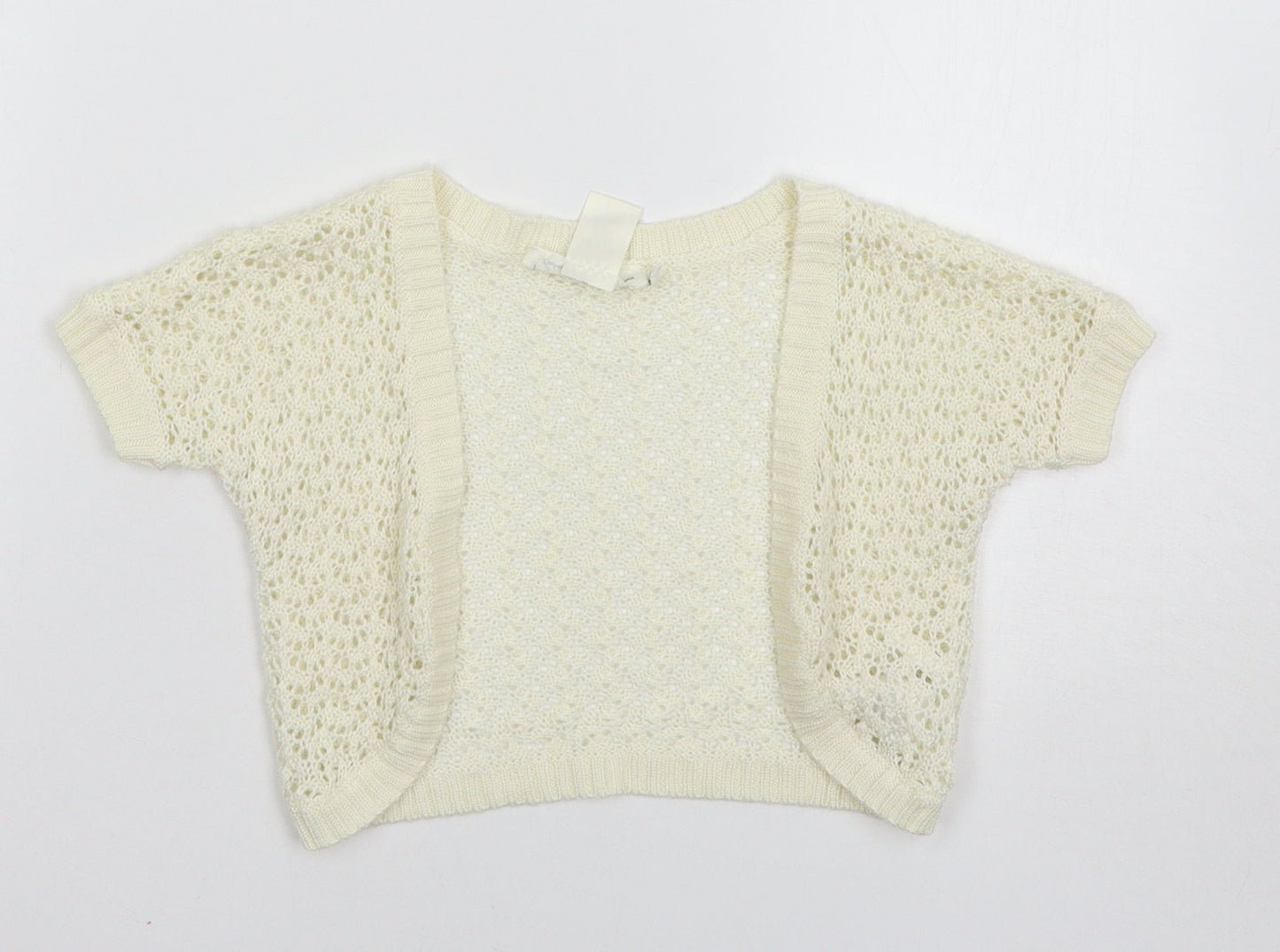 LOGG Girls Ivory   Cardigan Jumper Size 5-6 Years