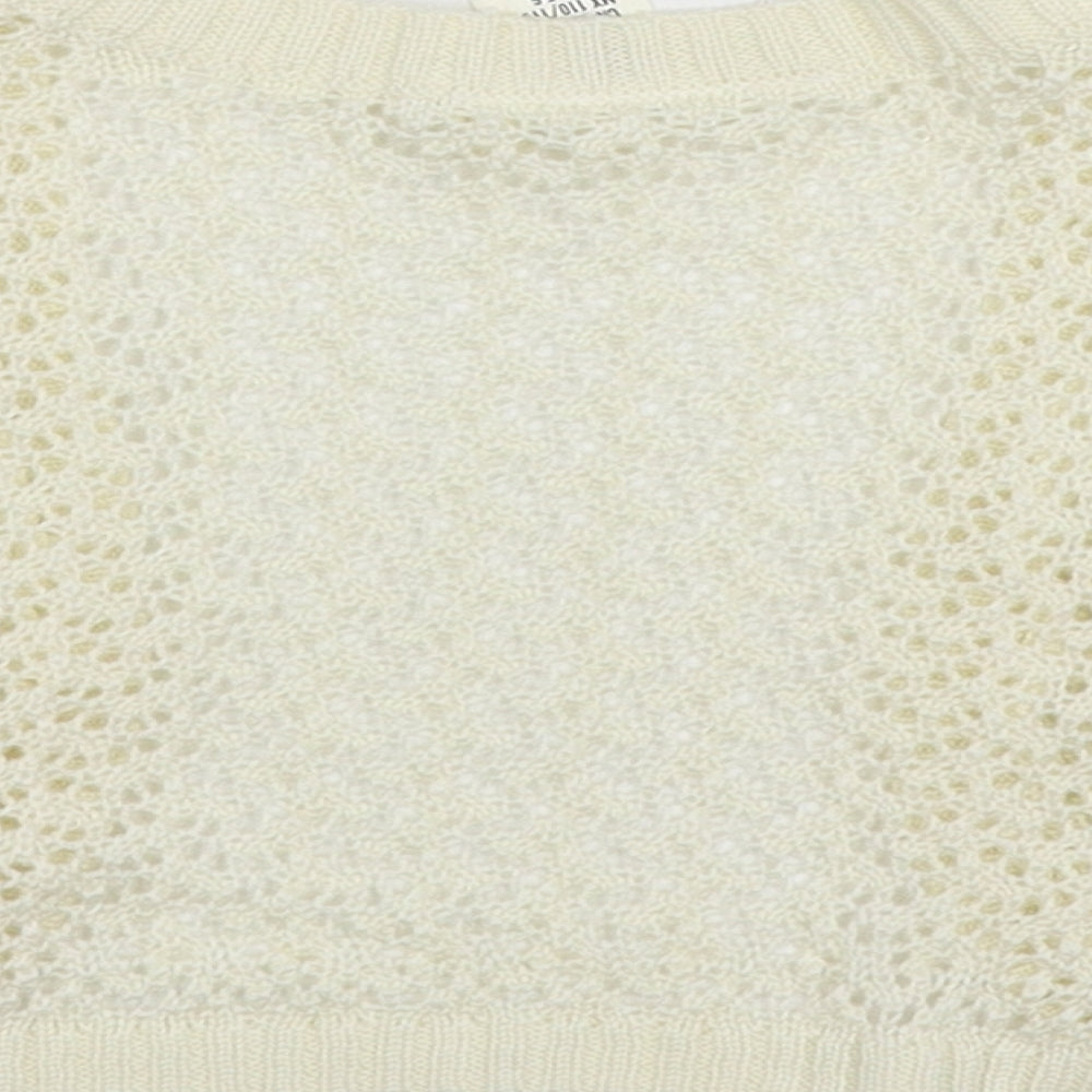 LOGG Girls Ivory   Cardigan Jumper Size 5-6 Years