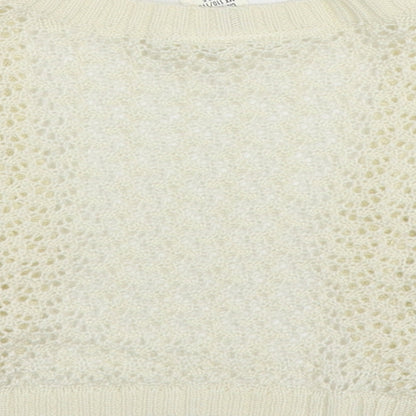 LOGG Girls Ivory   Cardigan Jumper Size 5-6 Years