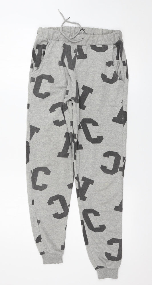 Womens UK Size 12 Atmosphere Regular Fit Jogger Grey Trousers