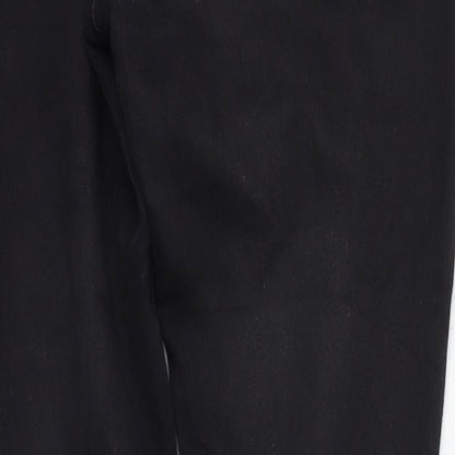 Denim & Co. Womens Grey   Straight Jeans Size 12 L25 in