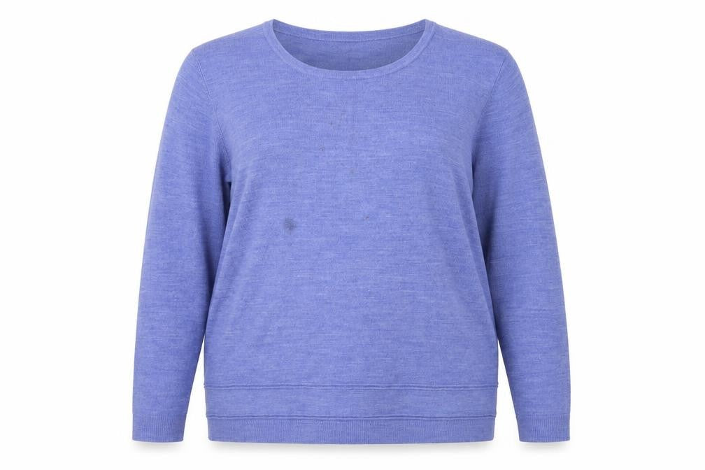 Classics Womens Blue Houndstooth  Pullover Jumper Size 18
