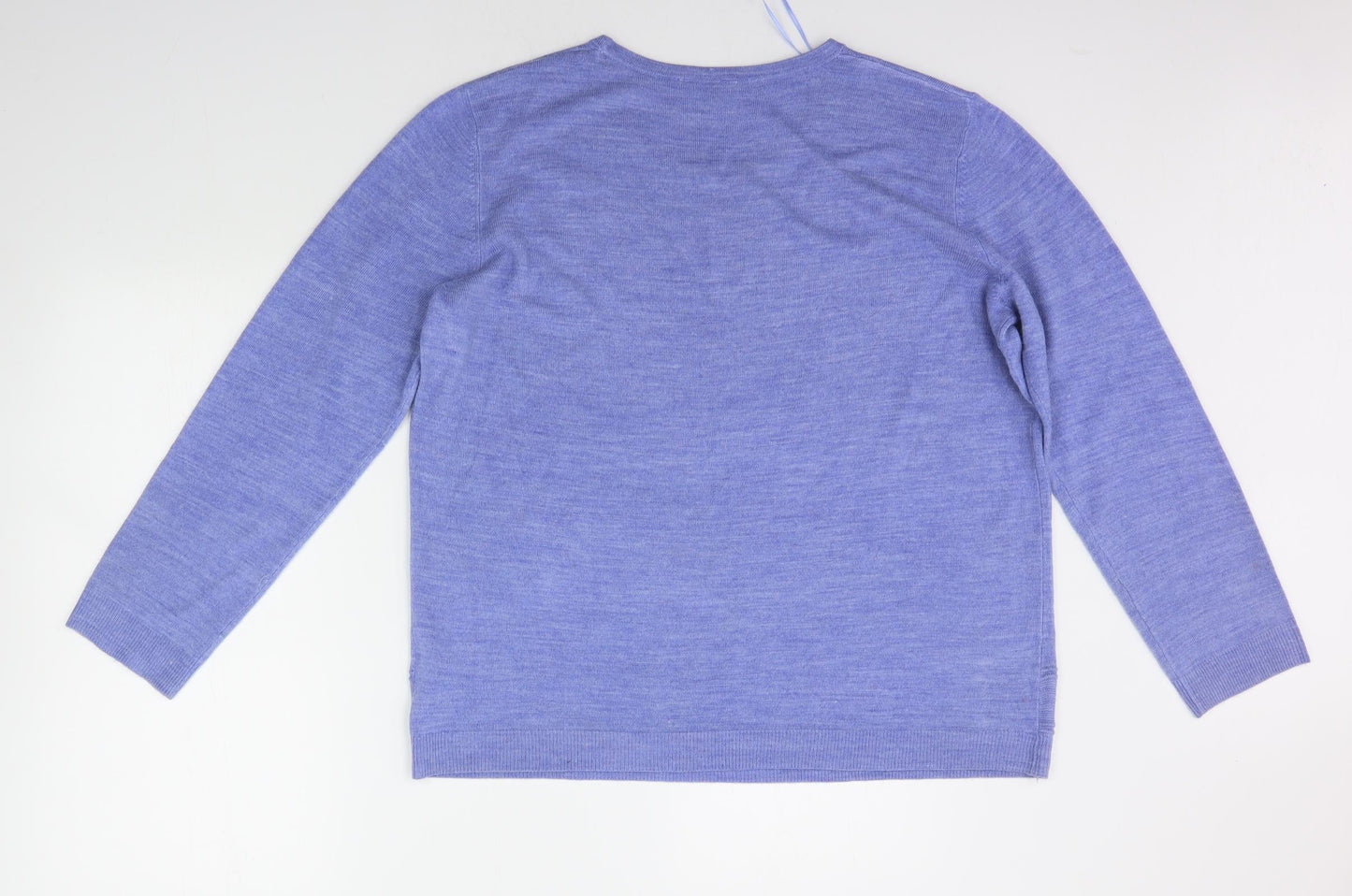 Womens UK Size 18 Classic Blue Pullover Jumper