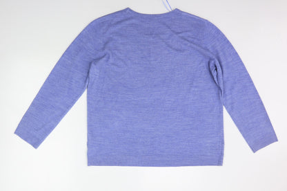 Womens UK Size 18 Classic Blue Pullover Jumper