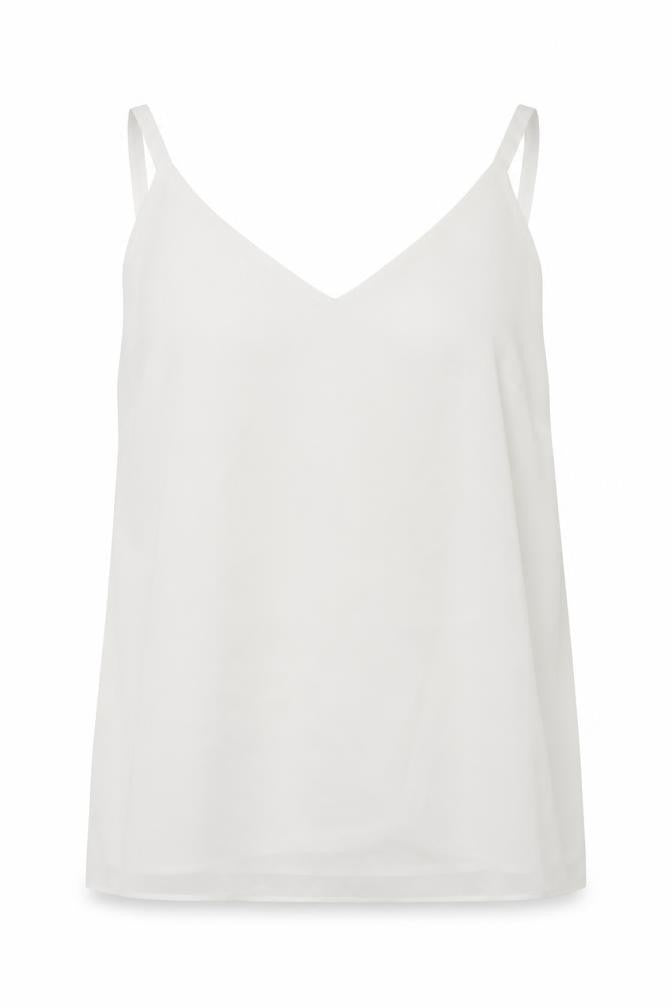 Womens UK Size 12 F&F White Basic Tank
