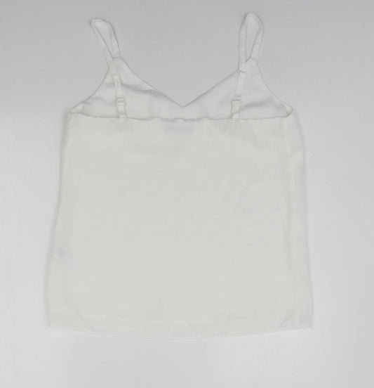 F&F Womens White   Basic Tank Size 12