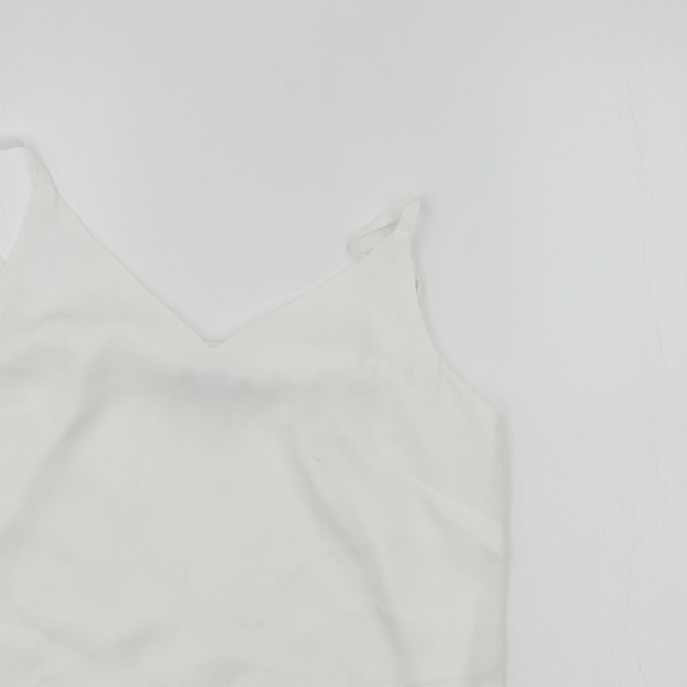 F&F Womens White   Basic Tank Size 12