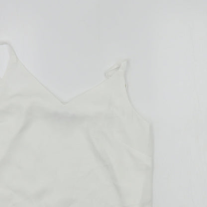 F&F Womens White   Basic Tank Size 12