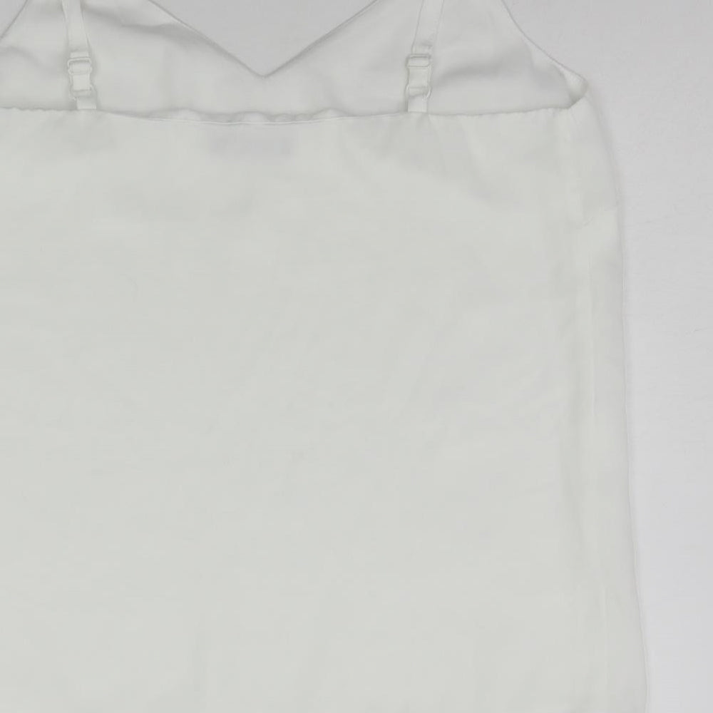 F&F Womens White   Basic Tank Size 12