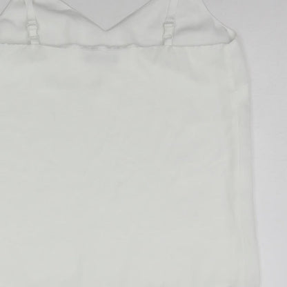 F&F Womens White   Basic Tank Size 12