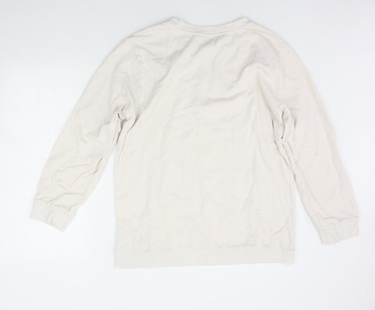 Womens UK Size 12 Topshop Beige Pullover Jumper