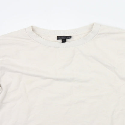 Womens UK Size 12 Topshop Beige Pullover Jumper