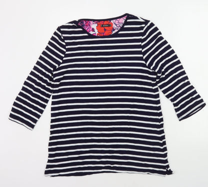 Womens UK Size 12 Roman Blue Pullover Jumper