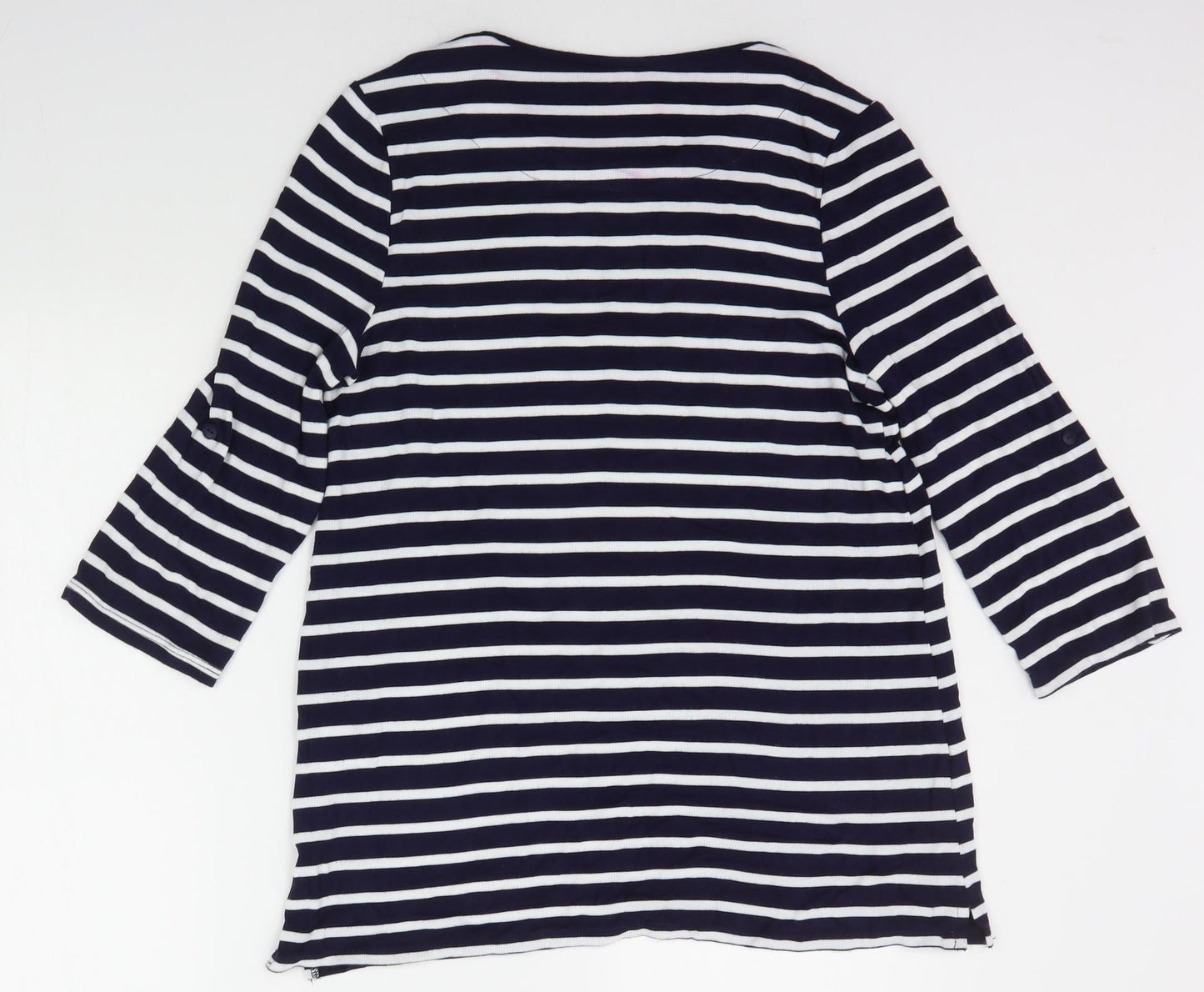 Womens UK Size 12 Roman Blue Pullover Jumper