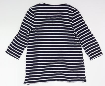 Womens UK Size 12 Roman Blue Pullover Jumper