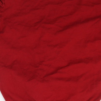Womens UK Size 12 eVIE Red Cardigan Jumper