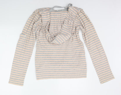 NEXT Womens Beige Striped  Jumper Dress  Size 10