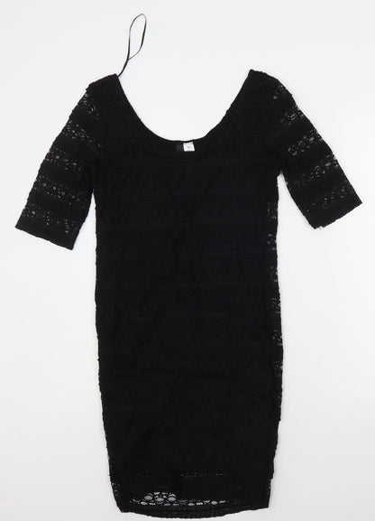 Divided Womens Black   A-Line  Size 12