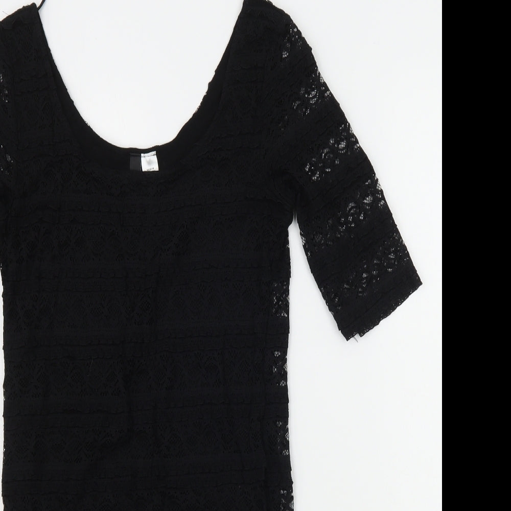 Divided Womens Black   A-Line  Size 12