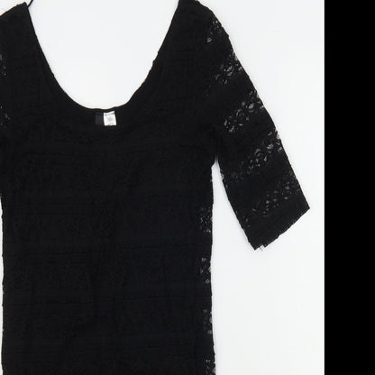 Divided Womens Black   A-Line  Size 12