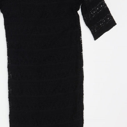 Divided Womens Black   A-Line  Size 12