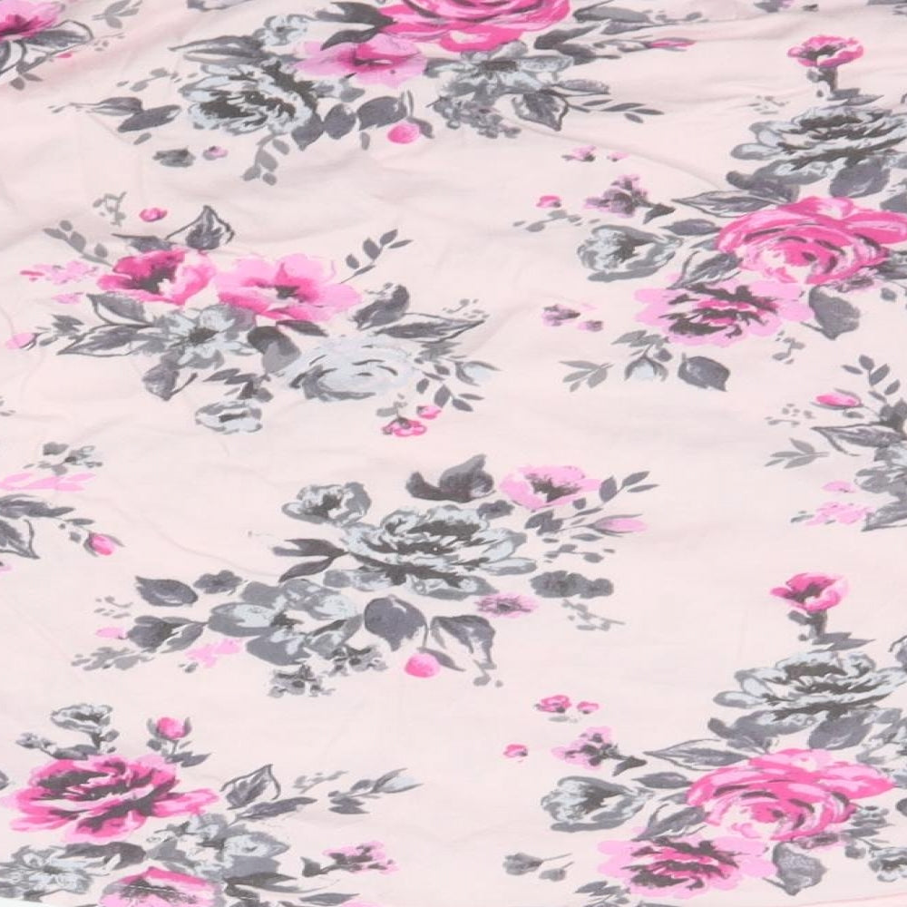 F&F Womens Pink Floral  Top Pyjama Top Size 10