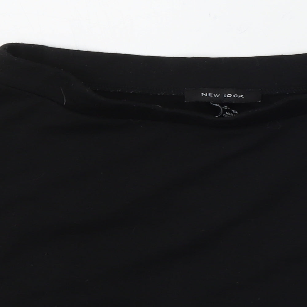 New Look Womens Black   A-Line Skirt Size 10