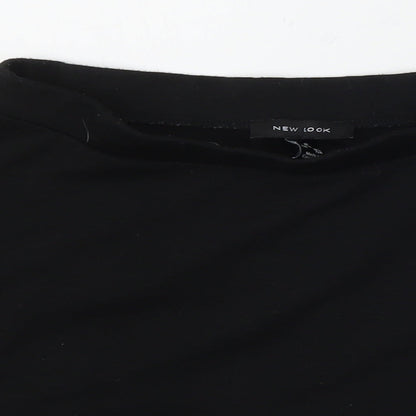 New Look Womens Black   A-Line Skirt Size 10