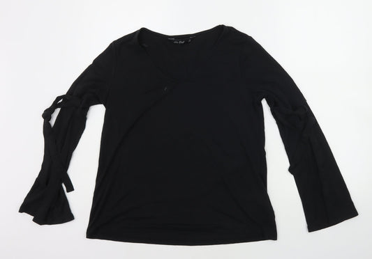 F&F Womens Black   Basic T-Shirt Size 6