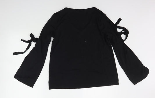 F&F Womens Black   Basic T-Shirt Size 6