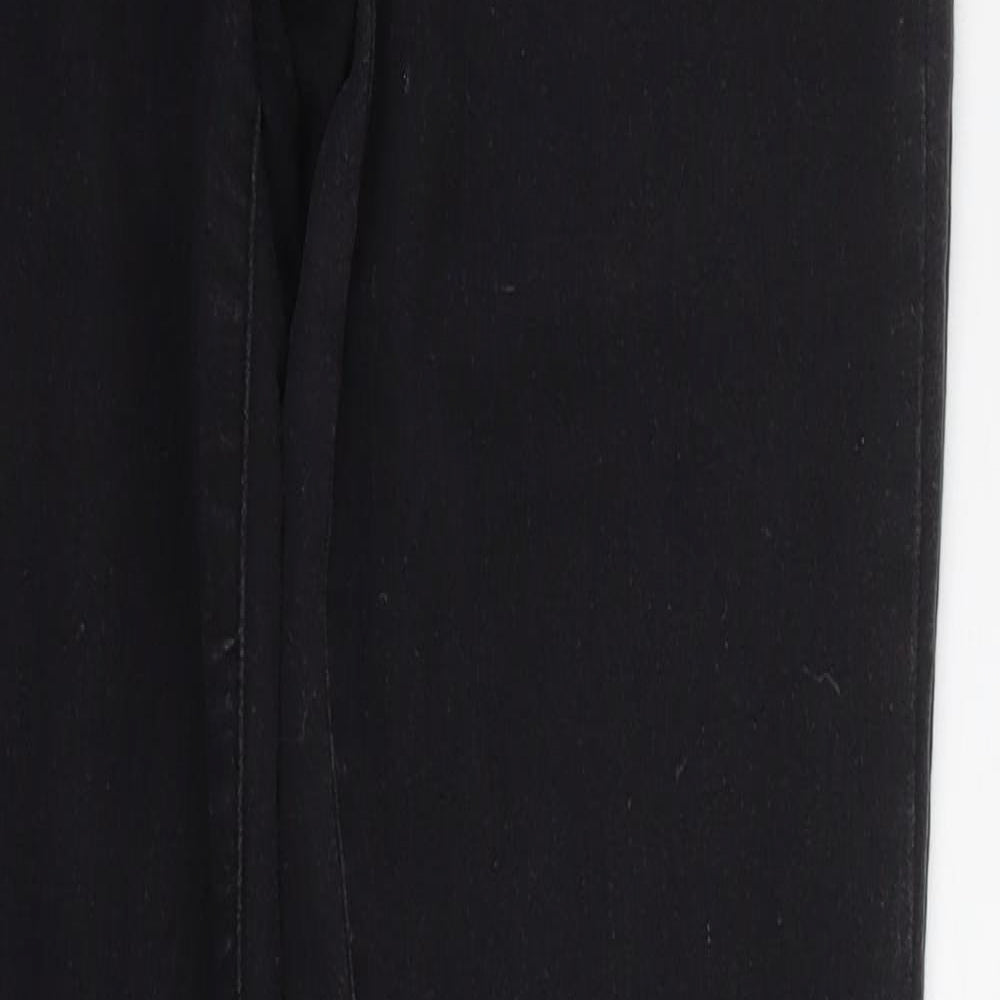 Denim & Co. Womens Grey   Straight Jeans Size 10 L30 in