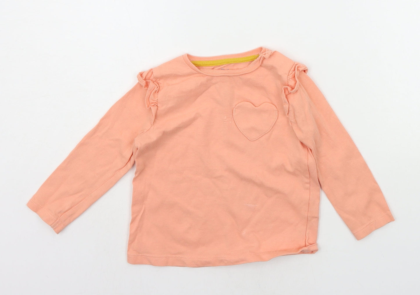 F&F Baby Orange   Basic T-Shirt Size 9-12 Months