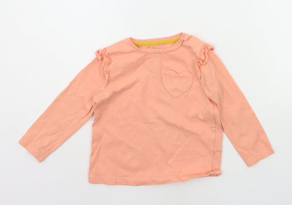 F&F Baby Orange   Basic T-Shirt Size 9-12 Months